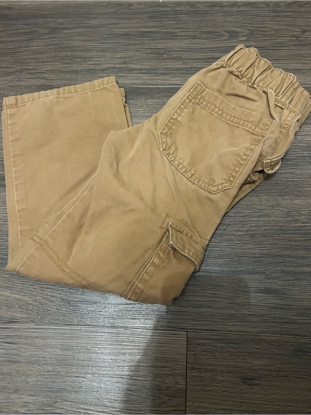 3/$12 Camel Brown Cargo Pants Boys Size 5T